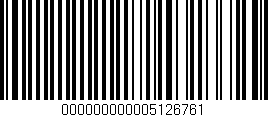 Código de barras (EAN, GTIN, SKU, ISBN): '000000000005126761'