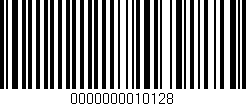 Código de barras (EAN, GTIN, SKU, ISBN): '0000000010128'