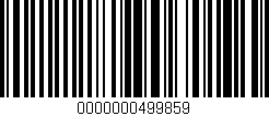 Código de barras (EAN, GTIN, SKU, ISBN): '0000000499859'