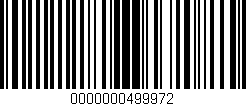 Código de barras (EAN, GTIN, SKU, ISBN): '0000000499972'