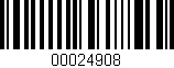 Código de barras (EAN, GTIN, SKU, ISBN): '00024908'