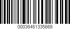 Código de barras (EAN, GTIN, SKU, ISBN): '00038461335669'