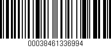 Código de barras (EAN, GTIN, SKU, ISBN): '00038461336994'