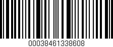 Código de barras (EAN, GTIN, SKU, ISBN): '00038461338608'