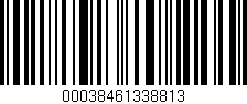 Código de barras (EAN, GTIN, SKU, ISBN): '00038461338813'