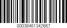 Código de barras (EAN, GTIN, SKU, ISBN): '00038461342667'