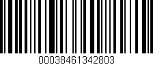 Código de barras (EAN, GTIN, SKU, ISBN): '00038461342803'