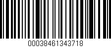 Código de barras (EAN, GTIN, SKU, ISBN): '00038461343718'