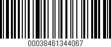 Código de barras (EAN, GTIN, SKU, ISBN): '00038461344067'