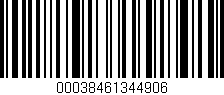 Código de barras (EAN, GTIN, SKU, ISBN): '00038461344906'