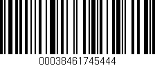 Código de barras (EAN, GTIN, SKU, ISBN): '00038461745444'