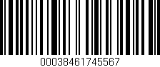 Código de barras (EAN, GTIN, SKU, ISBN): '00038461745567'