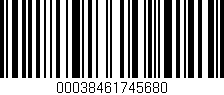 Código de barras (EAN, GTIN, SKU, ISBN): '00038461745680'