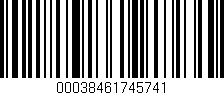 Código de barras (EAN, GTIN, SKU, ISBN): '00038461745741'