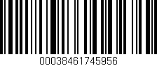 Código de barras (EAN, GTIN, SKU, ISBN): '00038461745956'