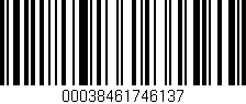 Código de barras (EAN, GTIN, SKU, ISBN): '00038461746137'