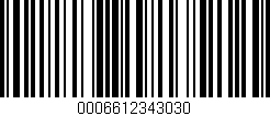 Código de barras (EAN, GTIN, SKU, ISBN): '0006612343030'