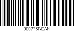 Código de barras (EAN, GTIN, SKU, ISBN): '000776REAN'