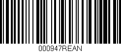 Código de barras (EAN, GTIN, SKU, ISBN): '000947REAN'