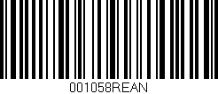 Código de barras (EAN, GTIN, SKU, ISBN): '001058REAN'