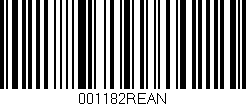 Código de barras (EAN, GTIN, SKU, ISBN): '001182REAN'