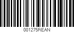 Código de barras (EAN, GTIN, SKU, ISBN): '001275REAN'