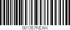 Código de barras (EAN, GTIN, SKU, ISBN): '001357REAN'