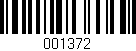 Código de barras (EAN, GTIN, SKU, ISBN): '001372'