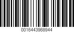 Código de barras (EAN, GTIN, SKU, ISBN): '0016443968944'