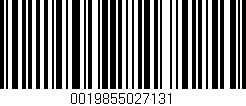 Código de barras (EAN, GTIN, SKU, ISBN): '0019855027131'