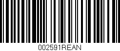 Código de barras (EAN, GTIN, SKU, ISBN): '002591REAN'