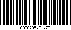 Código de barras (EAN, GTIN, SKU, ISBN): '0028295471473'