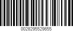 Código de barras (EAN, GTIN, SKU, ISBN): '0028295529655'