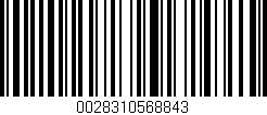 Código de barras (EAN, GTIN, SKU, ISBN): '0028310568843'