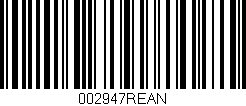 Código de barras (EAN, GTIN, SKU, ISBN): '002947REAN'