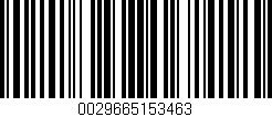 Código de barras (EAN, GTIN, SKU, ISBN): '0029665153463'