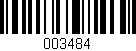 Código de barras (EAN, GTIN, SKU, ISBN): '003484'
