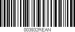 Código de barras (EAN, GTIN, SKU, ISBN): '003932REAN'