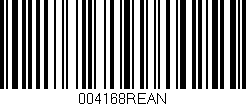 Código de barras (EAN, GTIN, SKU, ISBN): '004168REAN'