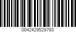 Código de barras (EAN, GTIN, SKU, ISBN): '0042429529793'