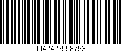 Código de barras (EAN, GTIN, SKU, ISBN): '0042429558793'