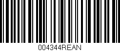 Código de barras (EAN, GTIN, SKU, ISBN): '004344REAN'
