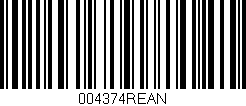 Código de barras (EAN, GTIN, SKU, ISBN): '004374REAN'