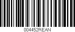 Código de barras (EAN, GTIN, SKU, ISBN): '004452REAN'
