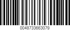 Código de barras (EAN, GTIN, SKU, ISBN): '0048733663079'