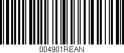 Código de barras (EAN, GTIN, SKU, ISBN): '004901REAN'