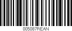 Código de barras (EAN, GTIN, SKU, ISBN): '005087REAN'