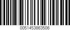 Código de barras (EAN, GTIN, SKU, ISBN): '0051453863506'