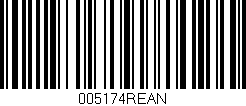 Código de barras (EAN, GTIN, SKU, ISBN): '005174REAN'