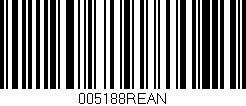 Código de barras (EAN, GTIN, SKU, ISBN): '005188REAN'